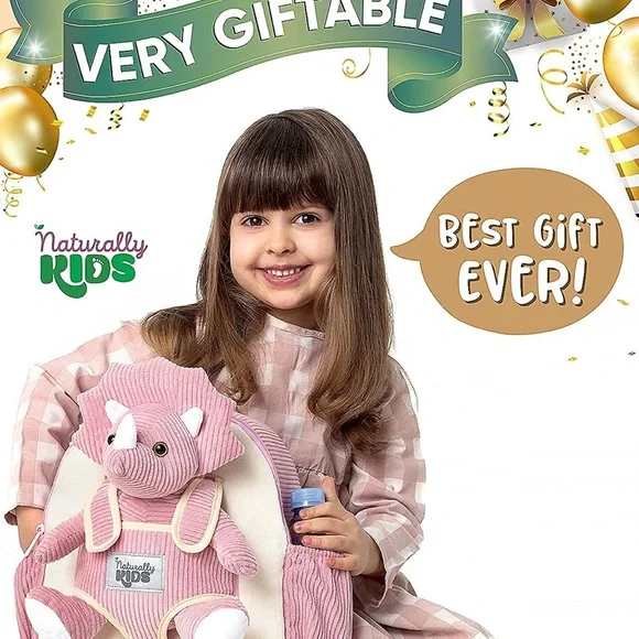 Naturally KIDS Medium Dinosaur Backpack - Picture 2 of 4